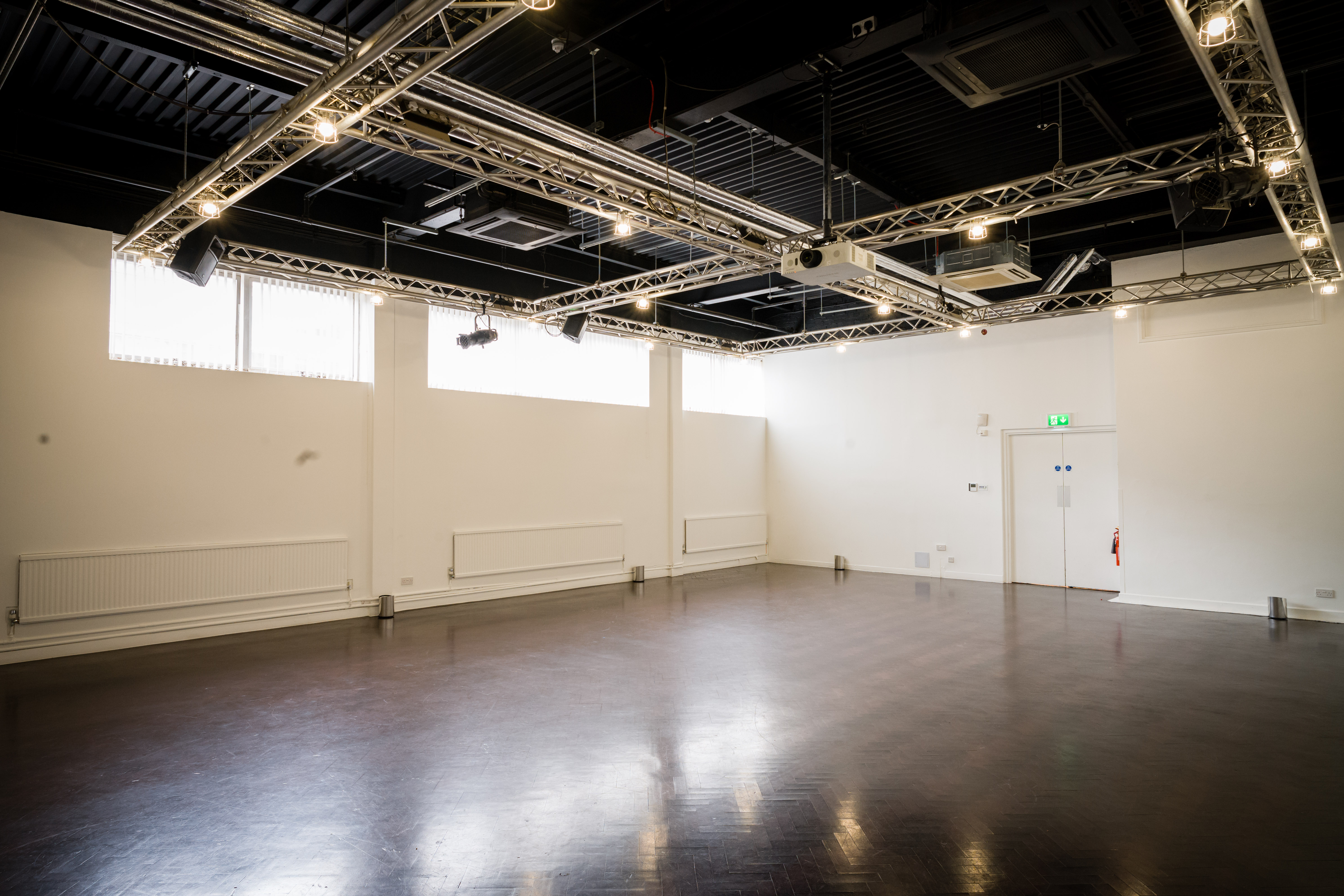 "Queenhithe event space in The Mermaid London, bright minimalist design for meetings and workshops." - Banner