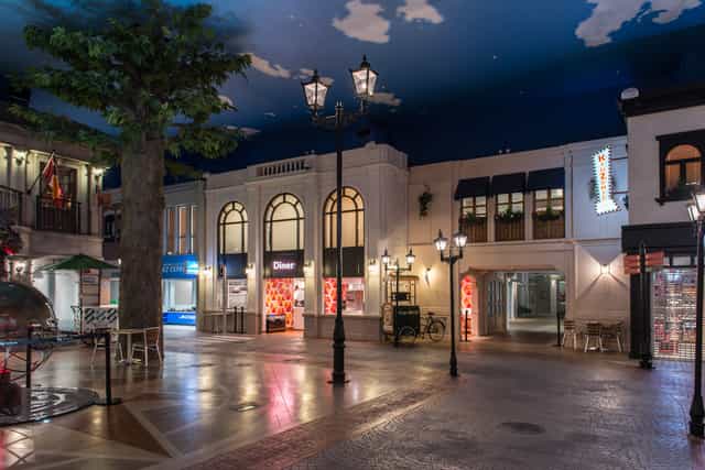 KidZania London Main Square: charming open-air venue for networking and social events.