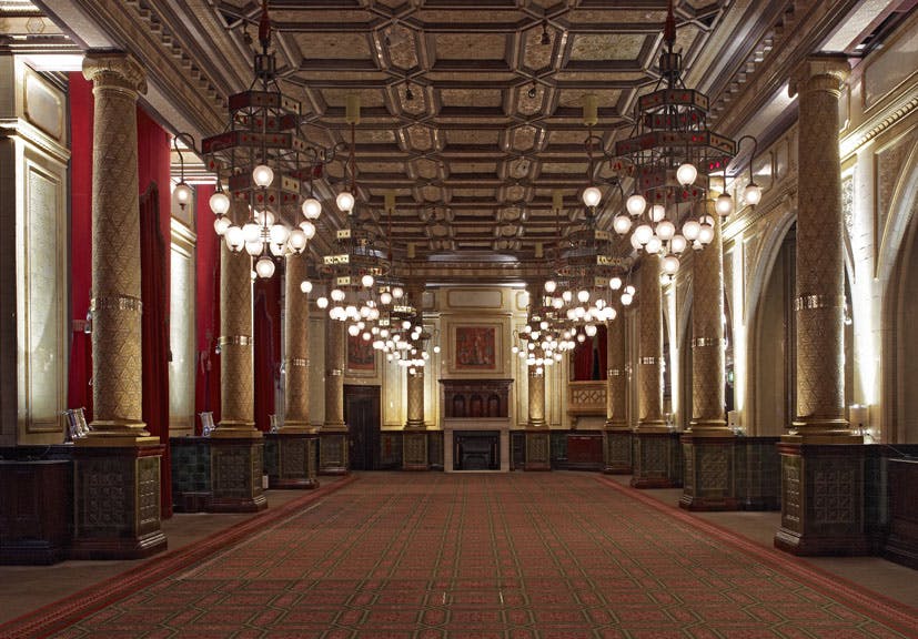 Whitehall Suite at The Royal Horseguards Hotel, elegant event space for banquets and conferences.