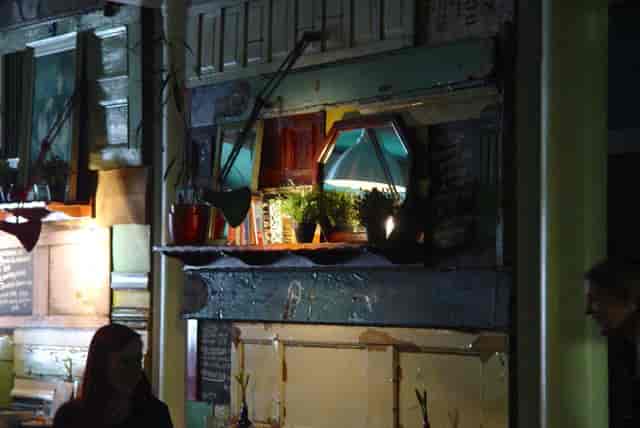 Eclectic venue with ambient lighting for networking events at The Baltic Social