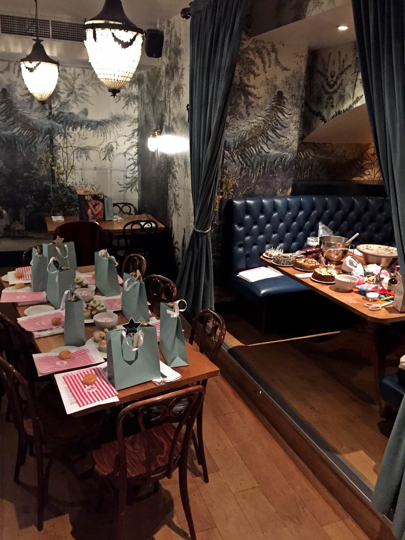 Cozy private dining setup with elegant tables for intimate celebrations at GOAT.