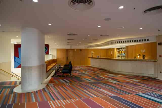 Spacious Knowledge Centre Foyer at British Library, ideal for events and networking.