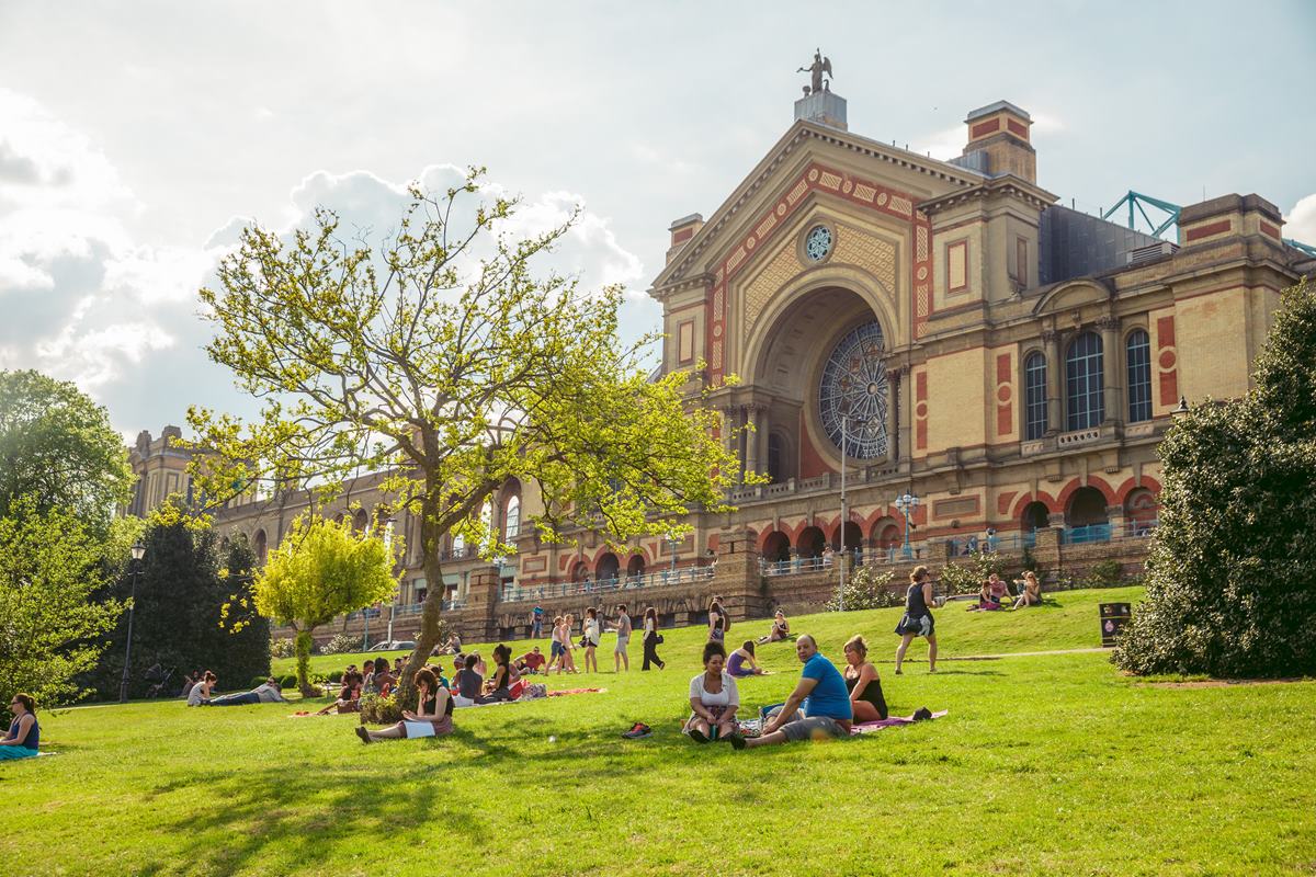 Alexandra Palace outdoor terrace