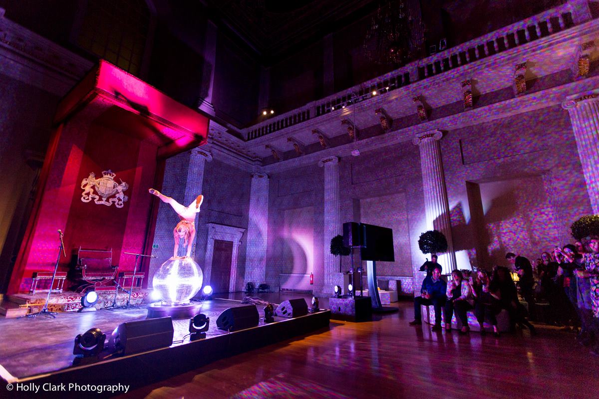Sternberg Clarke acrobat performing