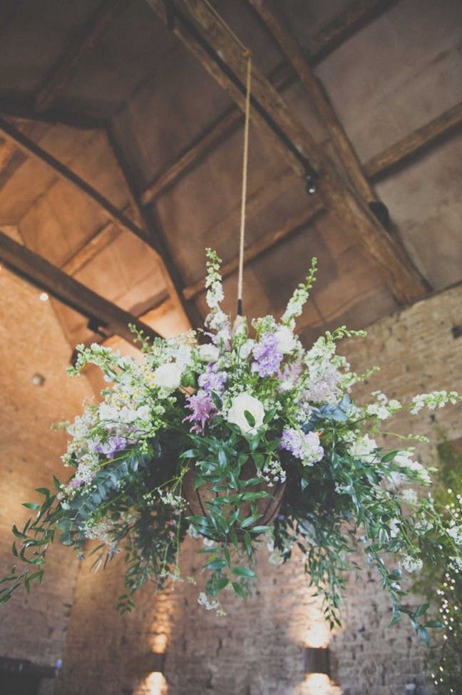 Sprouting flower basket