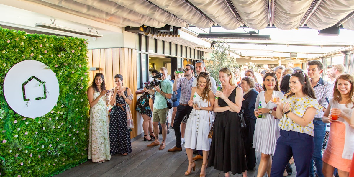 Hire Space rooftop summer event — sample from the photography pack