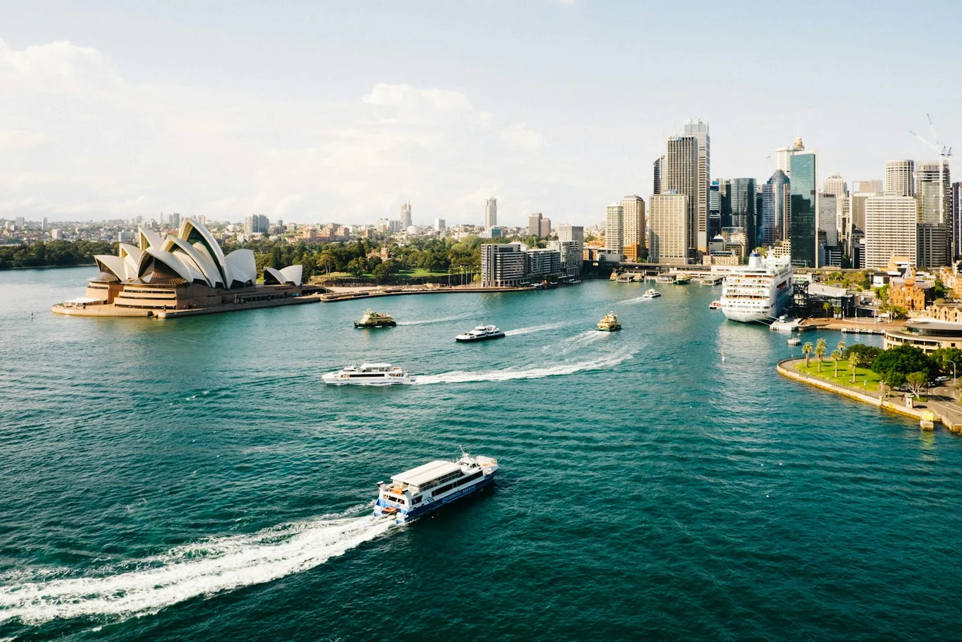 Sydney skyline and harbour